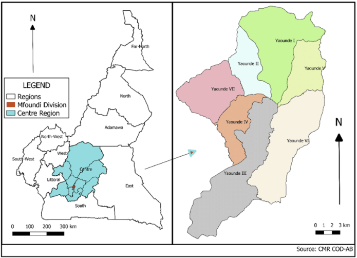 Yaoundé Map